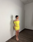 Minidress CHIARA giallo
