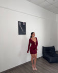 Minidress MARIAH Bordeuax