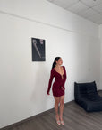 Minidress MARIAH Bordeuax