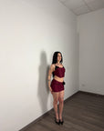 Coordset TAMARA bordeaux