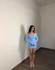 Minidress YOUNEED celeste