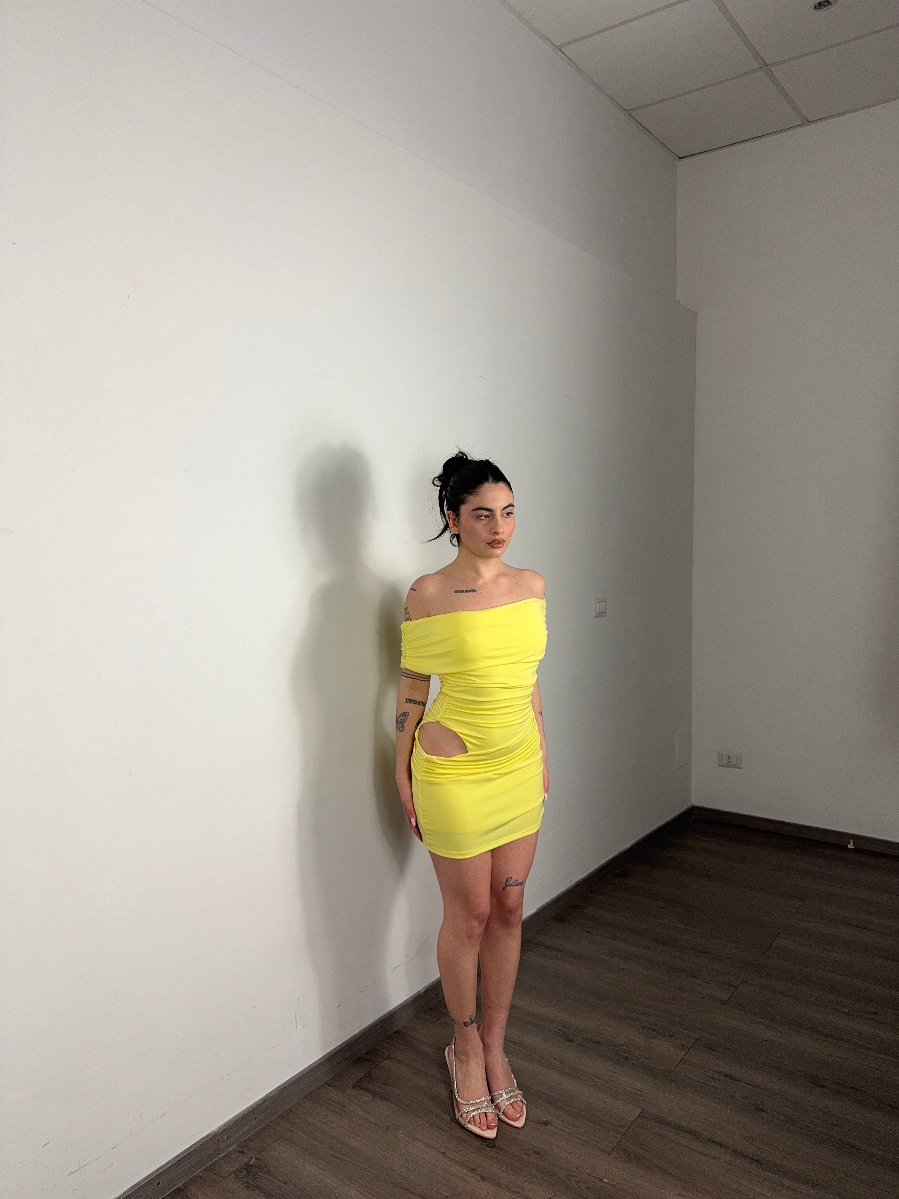 Minidress CHIARA giallo