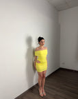 Minidress CHIARA giallo