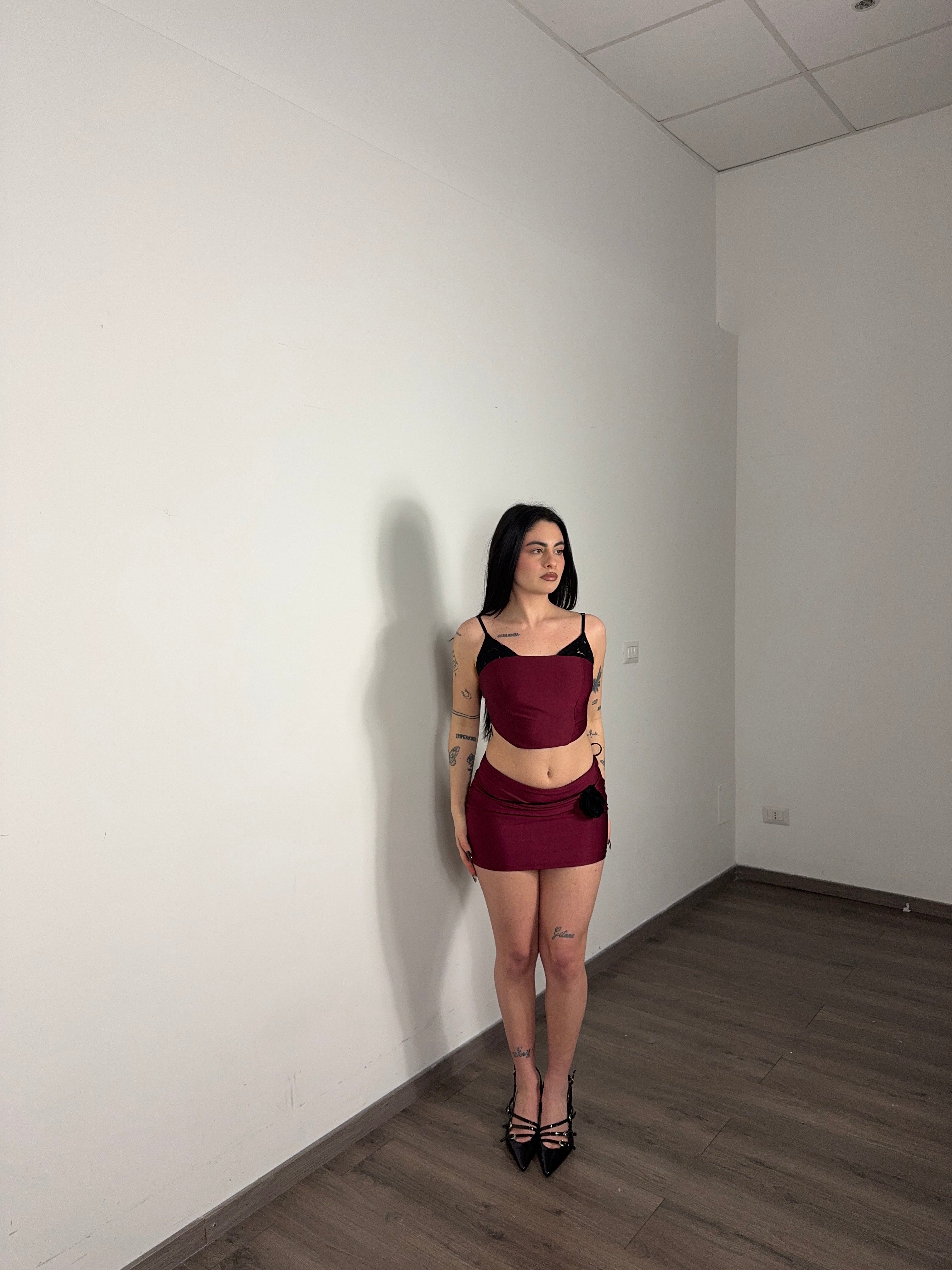 Coordset TAMARA bordeaux