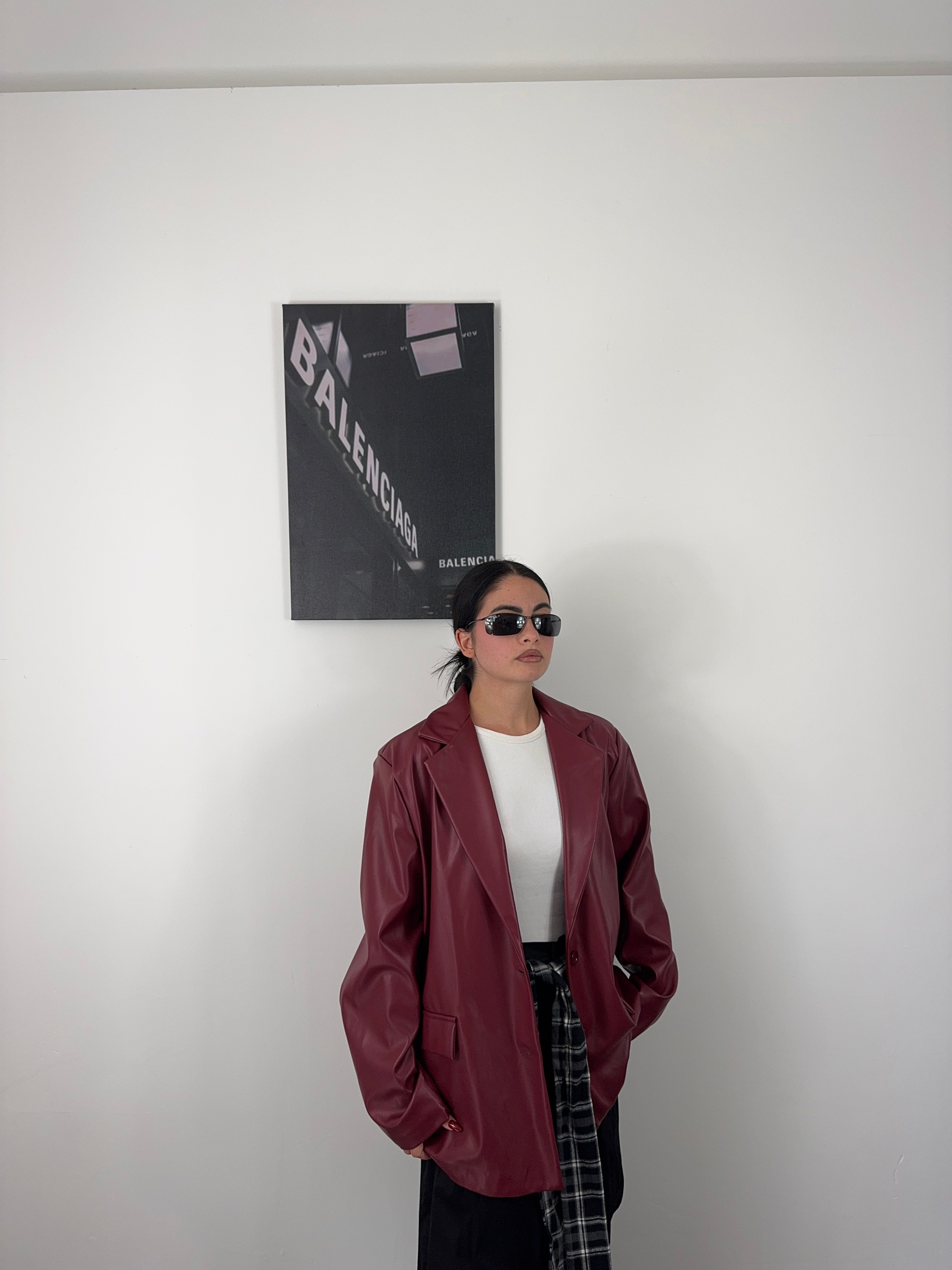 Blazer SPALLINE Ecopelle