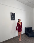 Minidress MARIAH Bordeuax