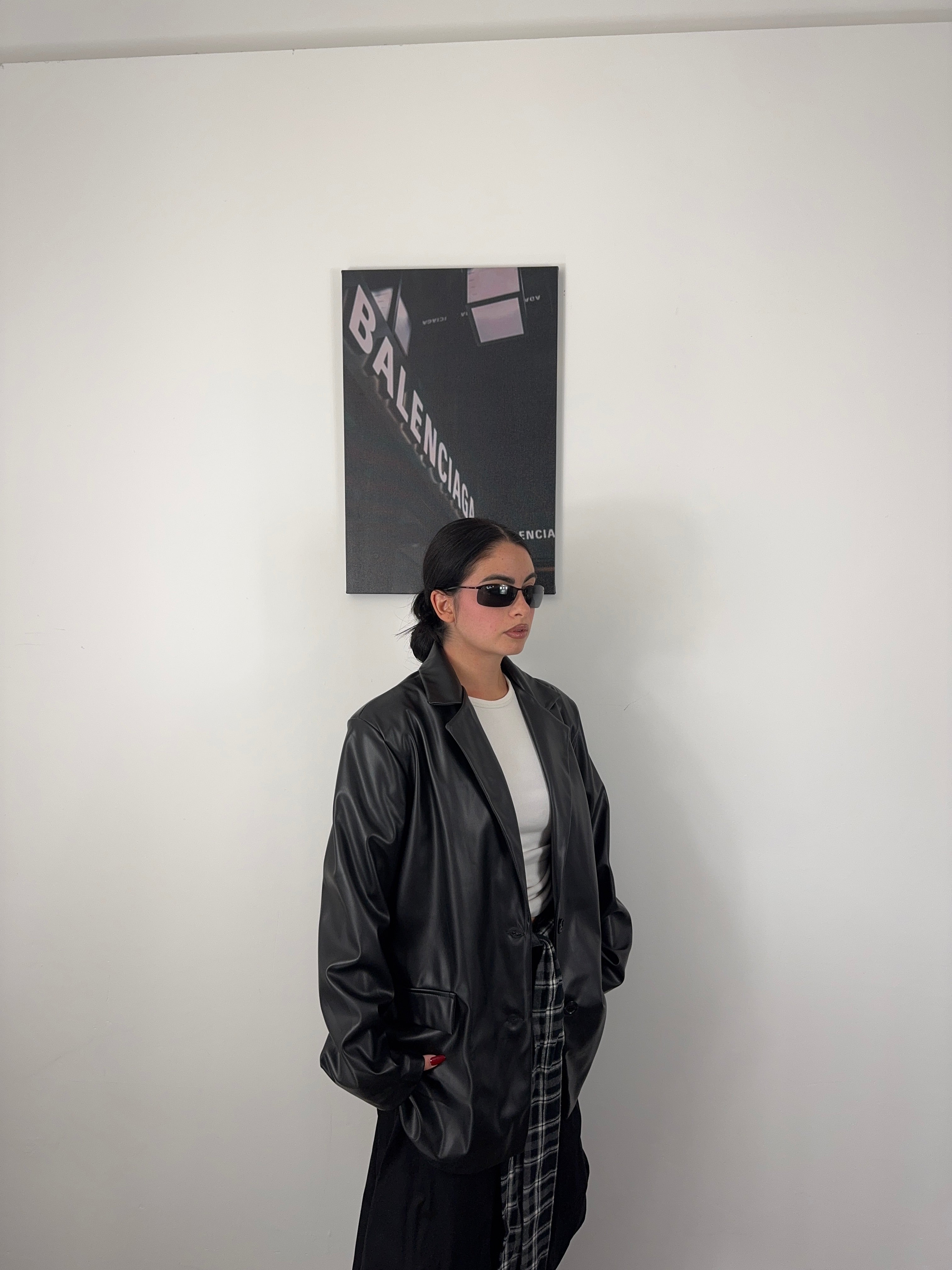 Blazer SPALLINE Ecopelle