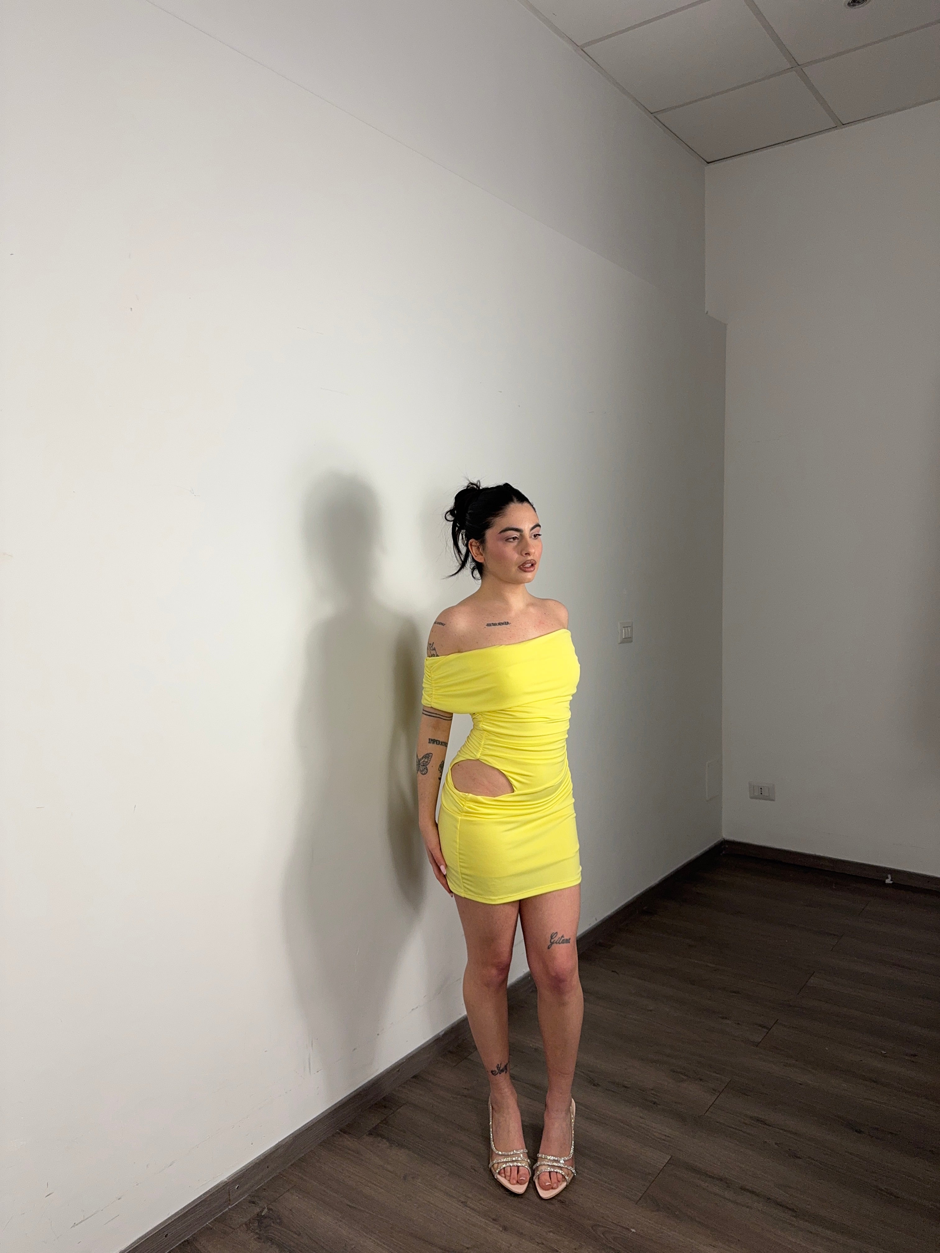 Minidress CHIARA giallo