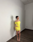 Minidress CHIARA giallo