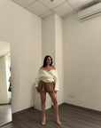 Skirt short Mart beige